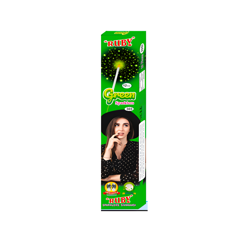 12cm Green Sparklers