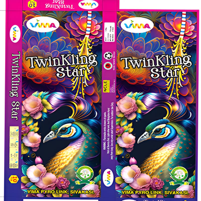 4" Twinkling Star