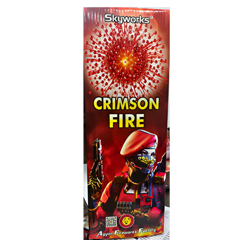 Crimson Fire 4" Fancy Pipe 2Pcs