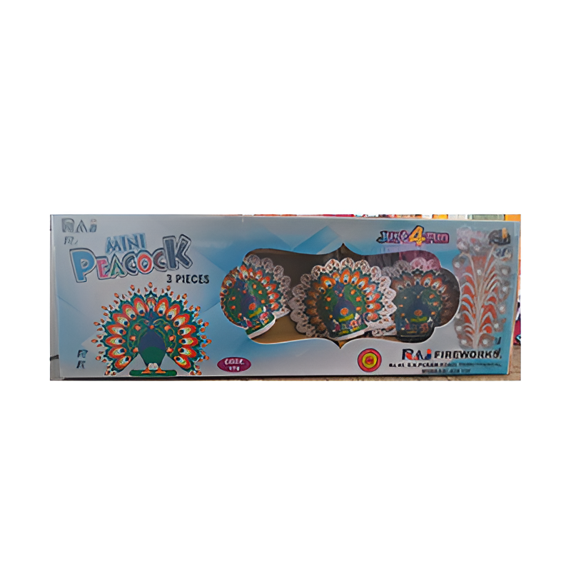 Mini Peacock 3pcs Fountain