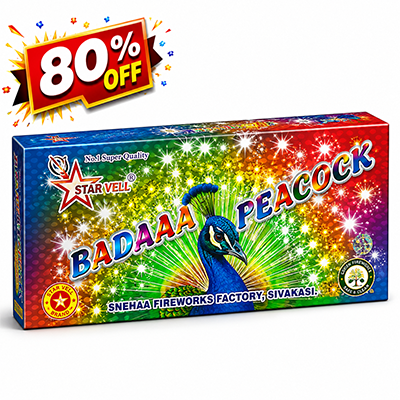 Mini Bada Peacock Fountain Fireworks