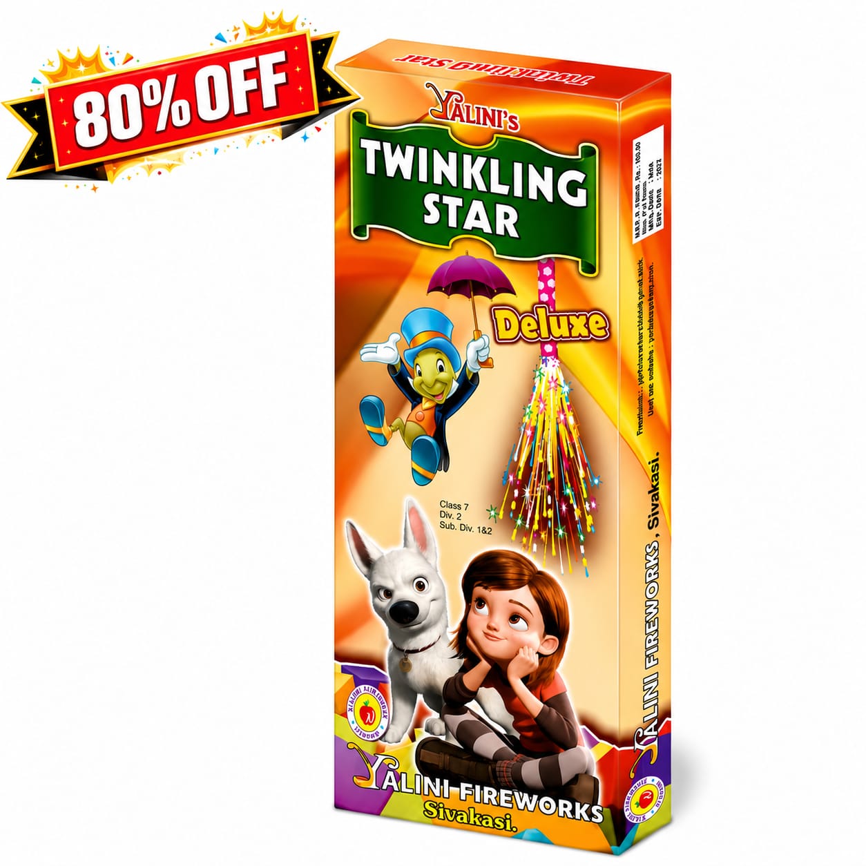 4' Twinkling Star Premium Sivakasi Twinkling Star Crackers | CrackersExpo