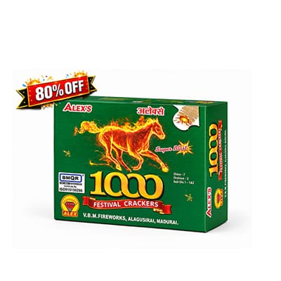 1K Super Vadakampatti Premium Sivakasi 1000 Wala Crackers