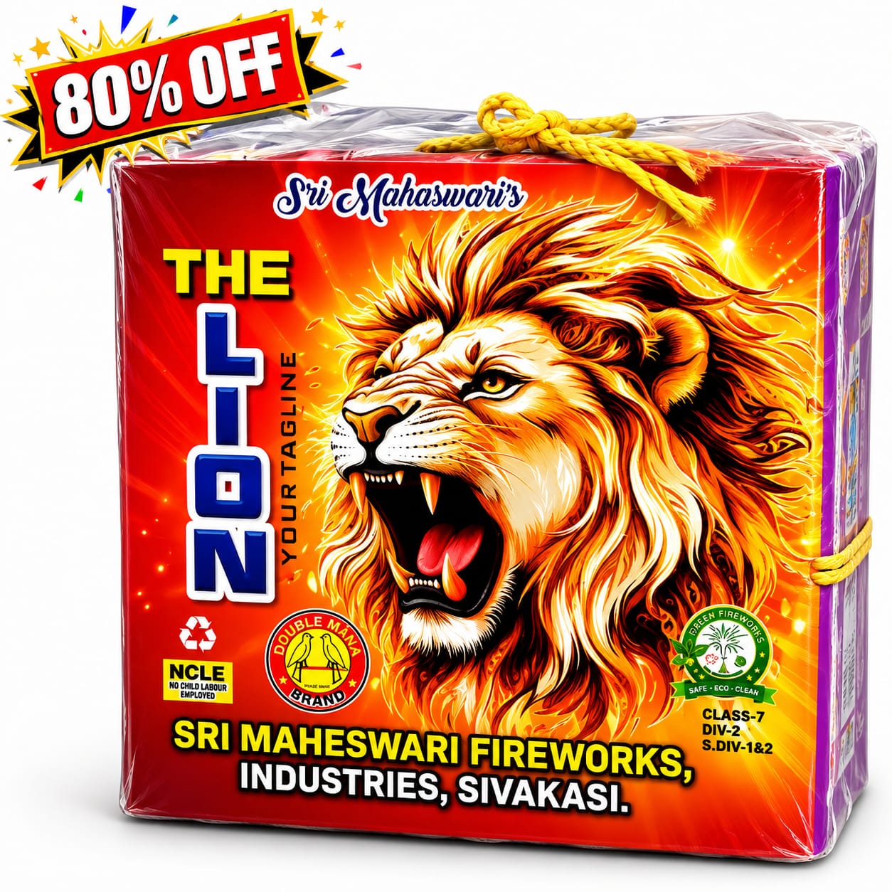4 Inch Super Deluxe Lion Vedi fireworks