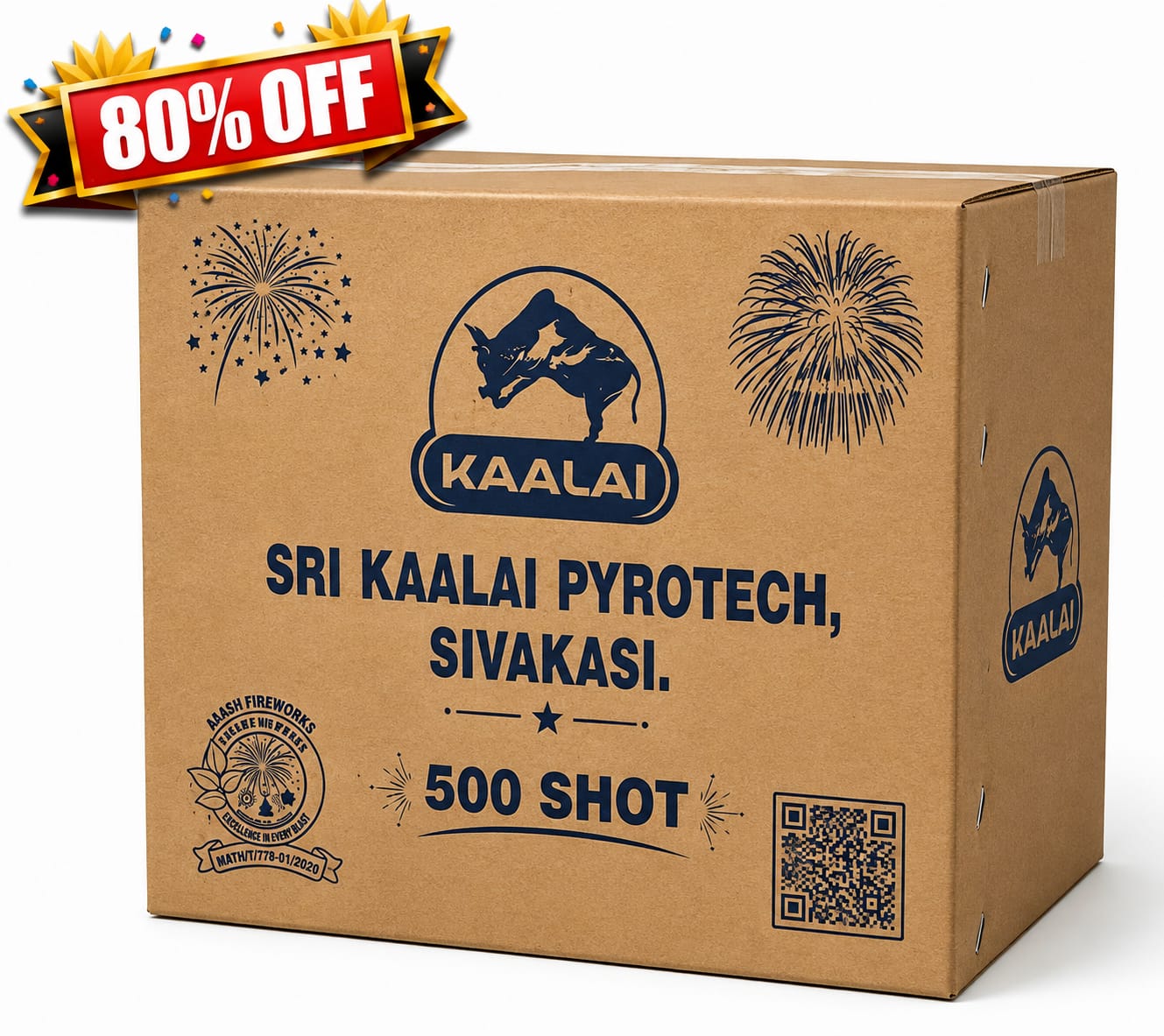 500 Shot fireworks