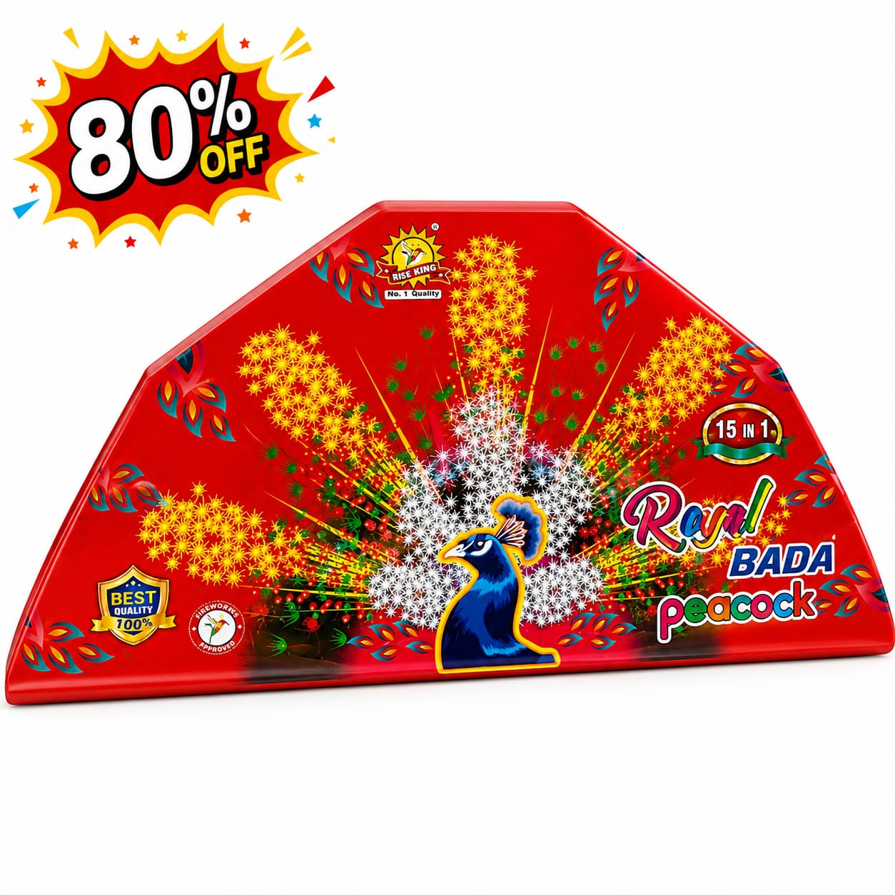 Mega Badaa Peacock 5 Face. Double Function CrackersExpo