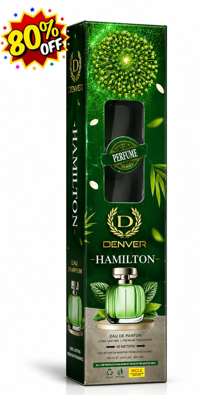 Denver Hamilton 2" Aerial Fancy 1Pc