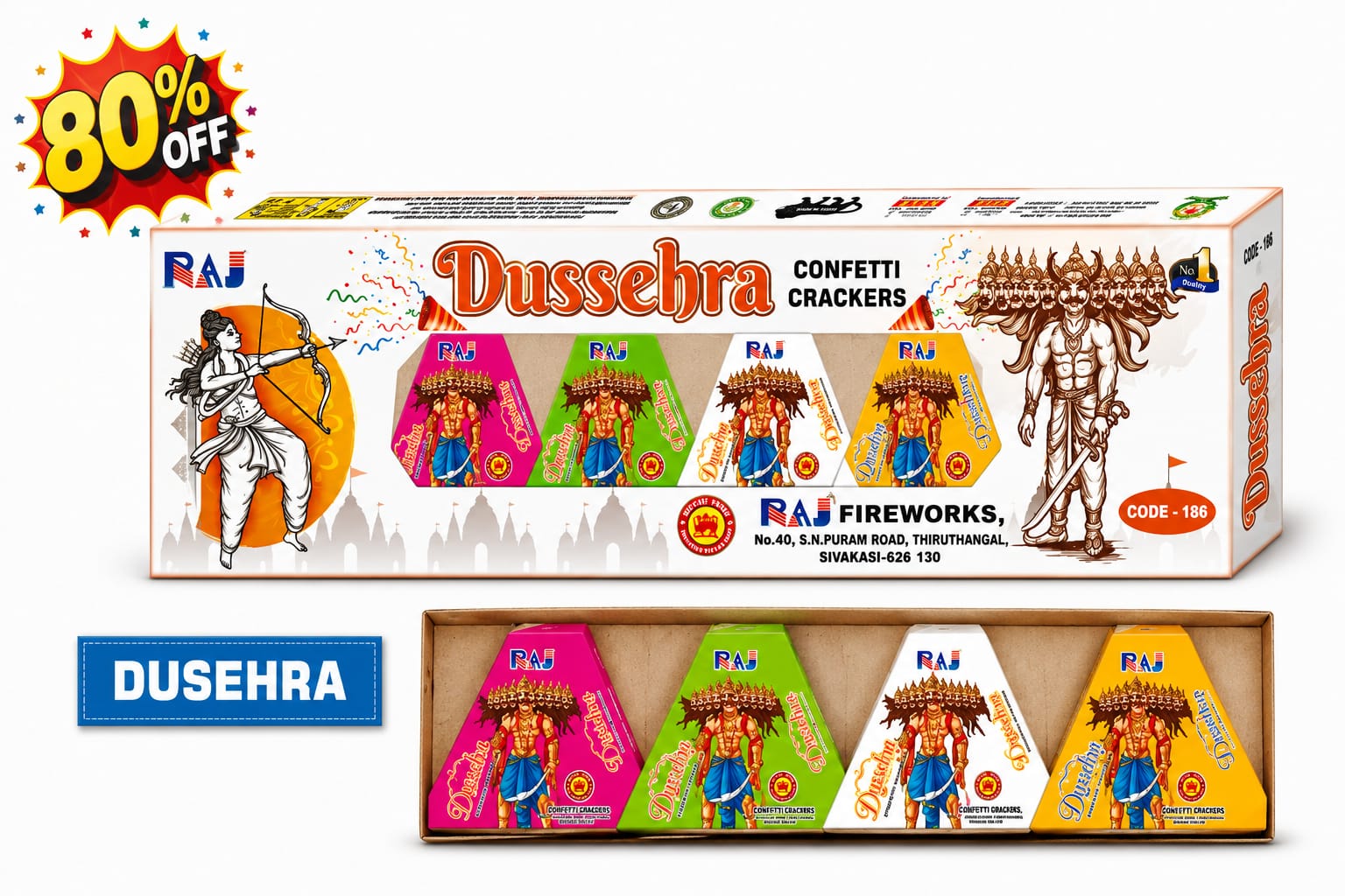 Dussehra Confetti Crackers
