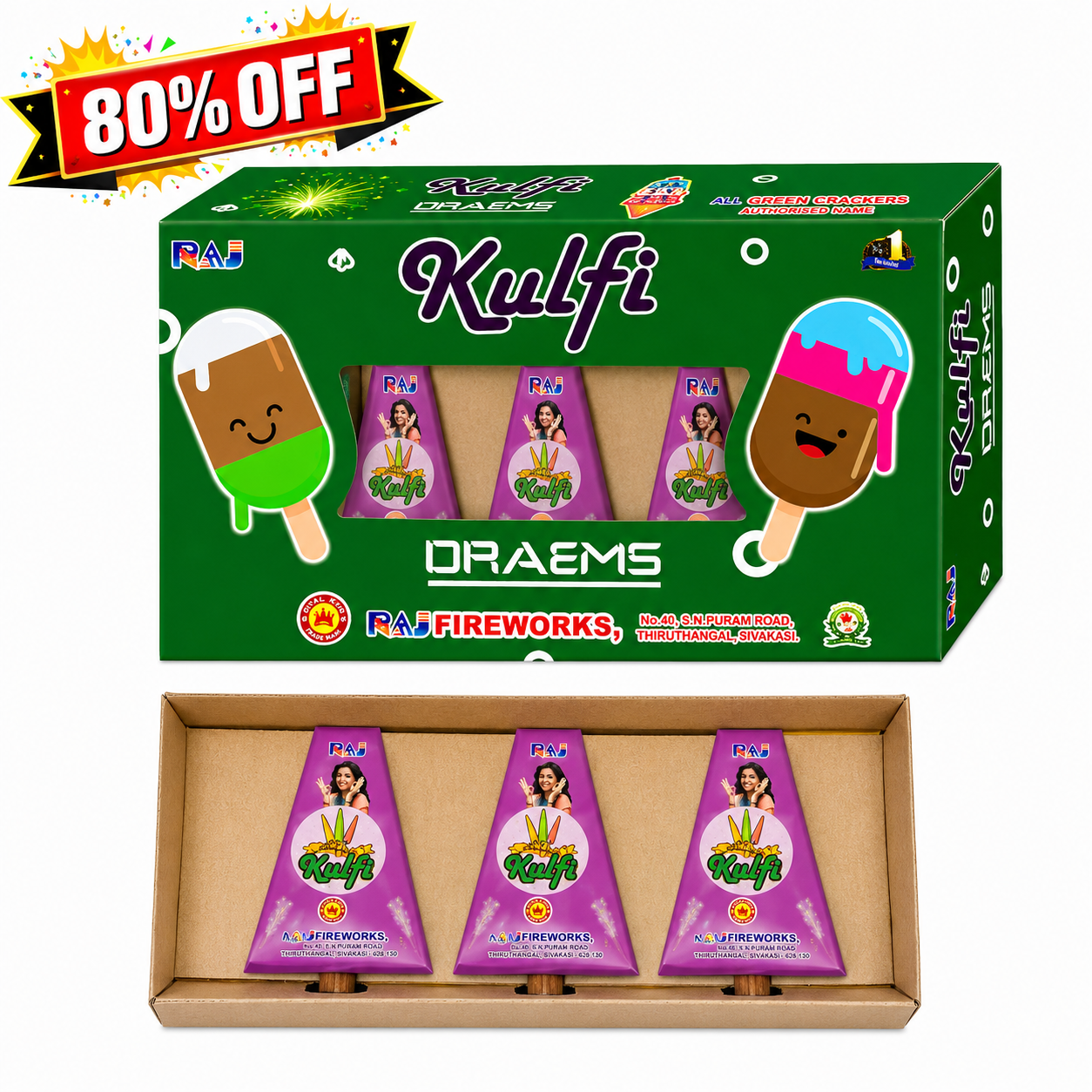 Kulfi Dream Premium Sivakasi Fireworks – CrackersExpo