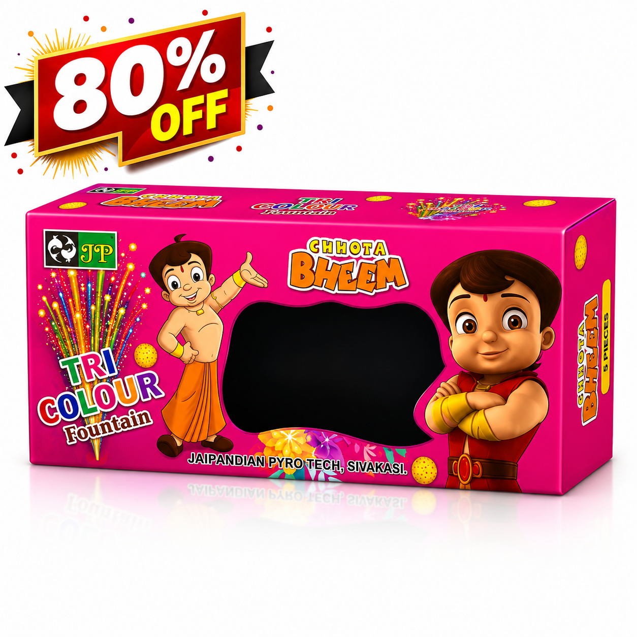 Chotta Bheem tri colour fountain