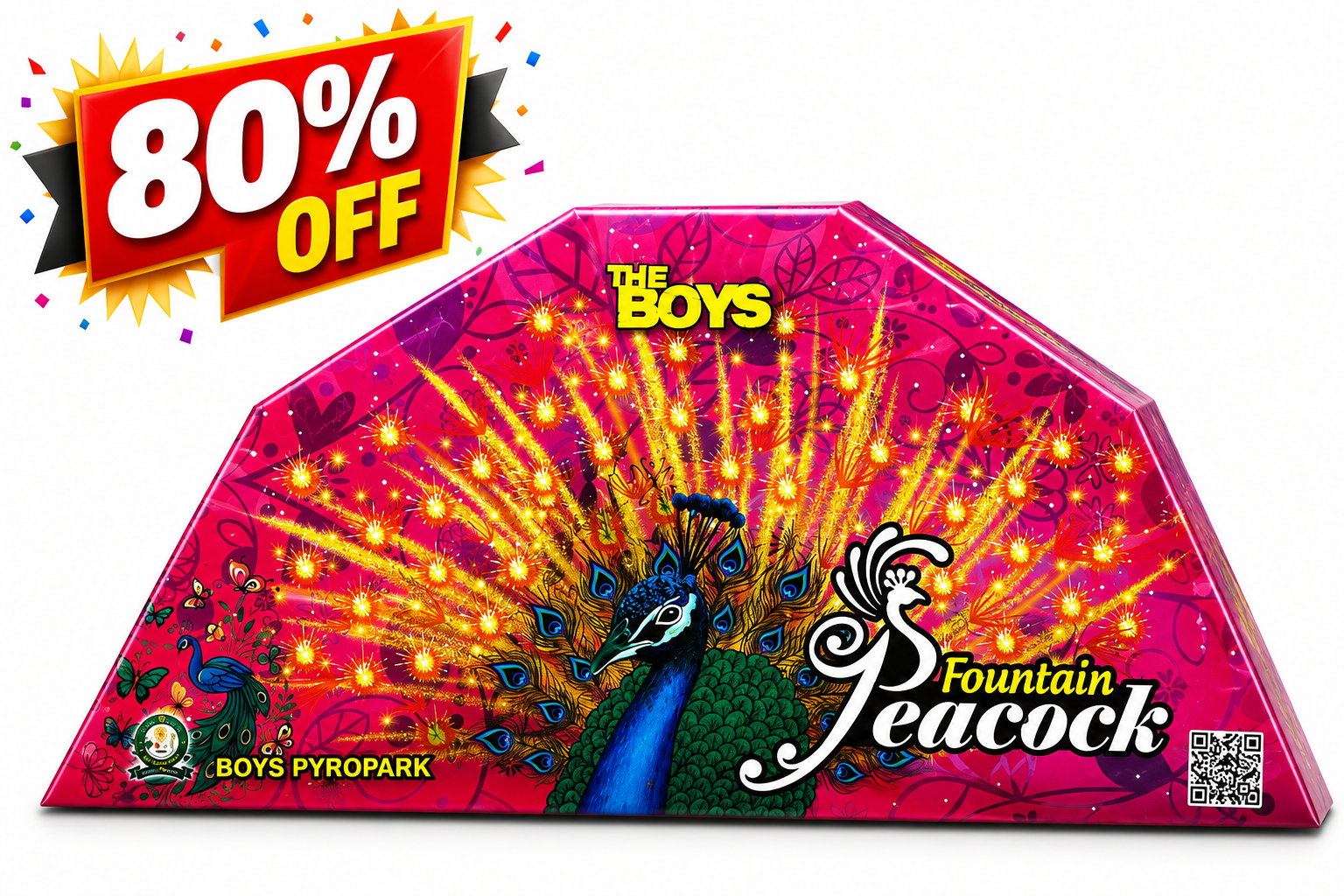 Bada Peacock Fountain Fireworks Crackersexpo