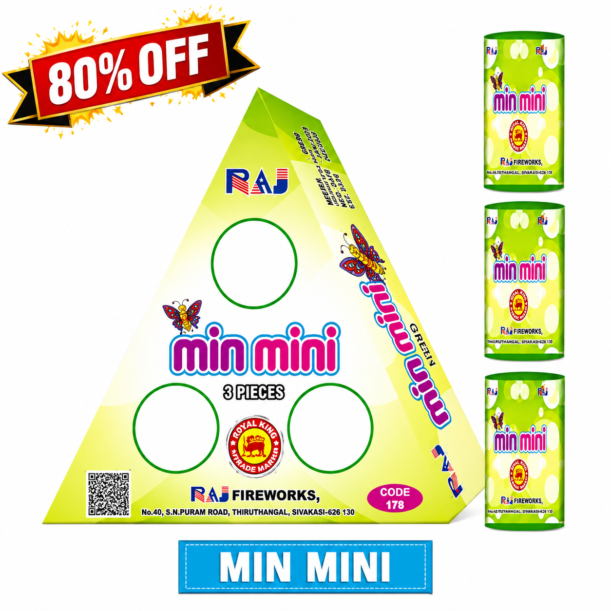 Min Mini 3Pcs | CrackersExpo