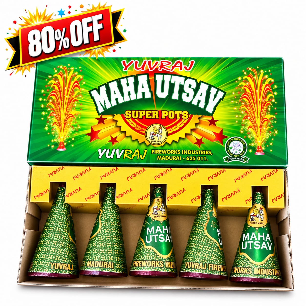 Maha Utsav 5Pcs Diwali Fireworks