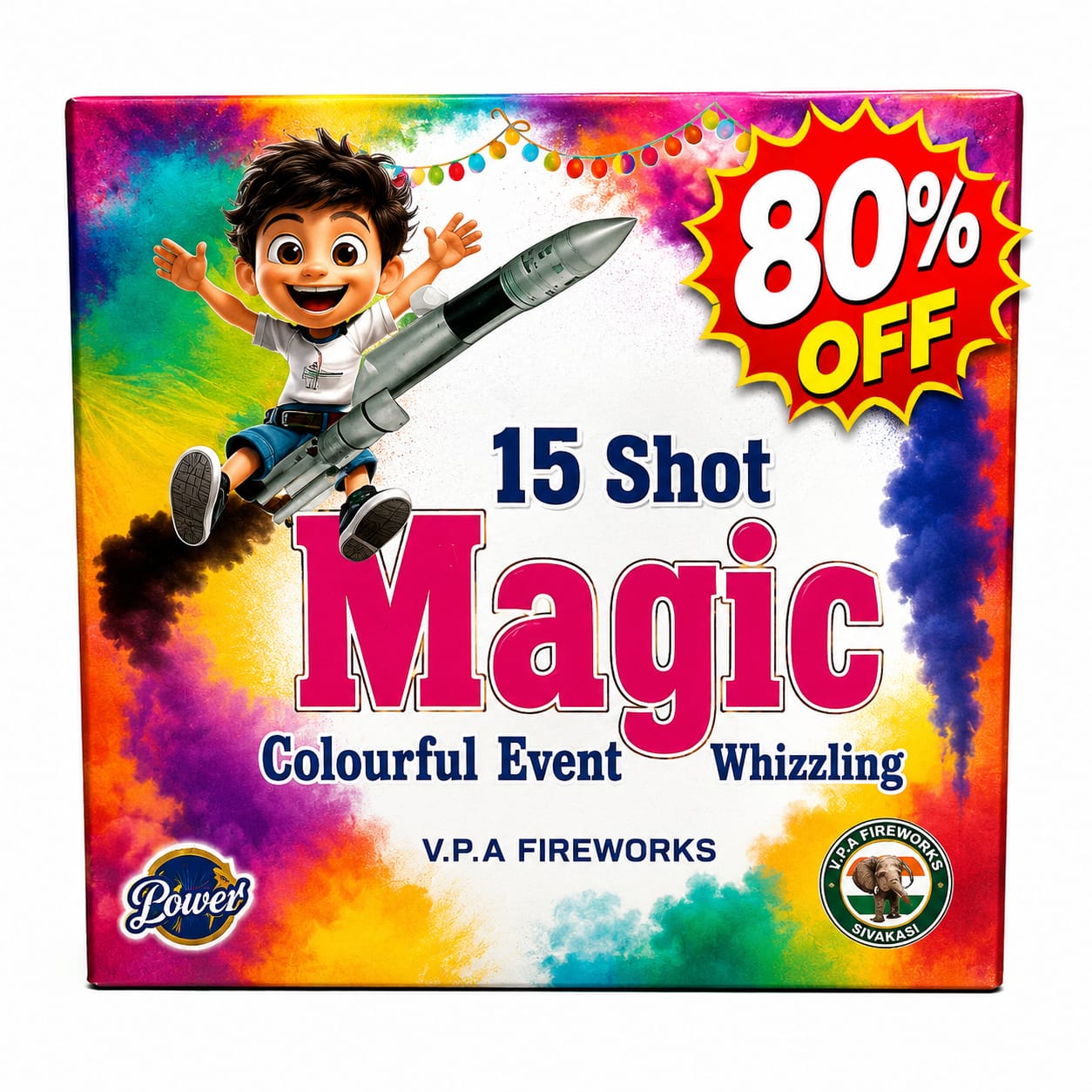 Magic MultiColour 15 Smoke Shot