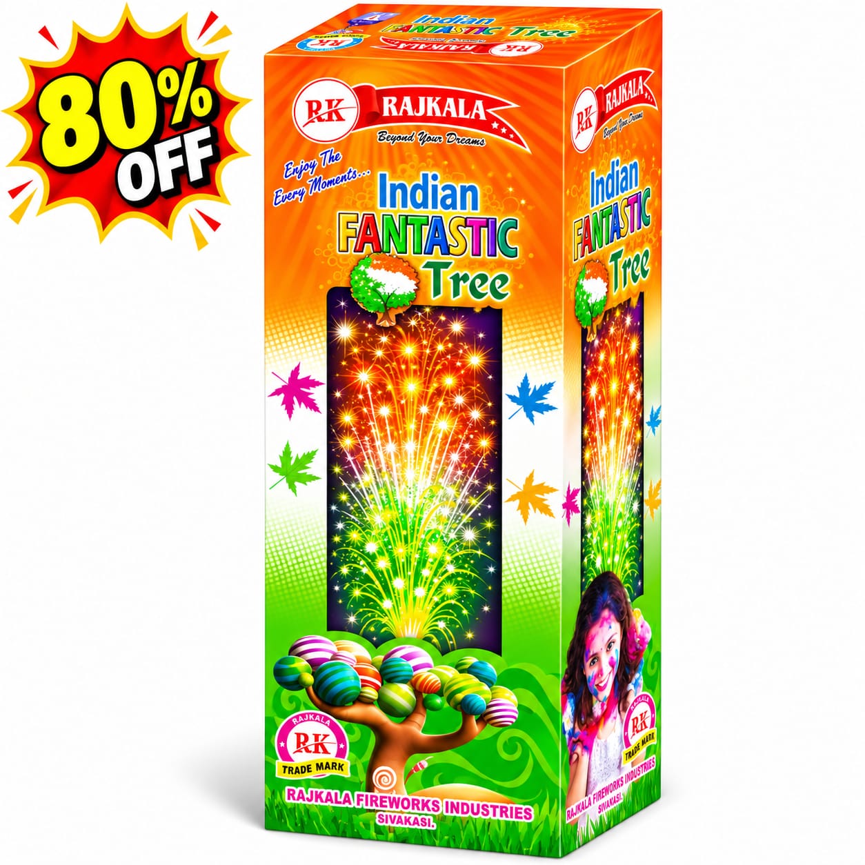 Inidan Fantastic Tree One By One Three Crackling Fountain