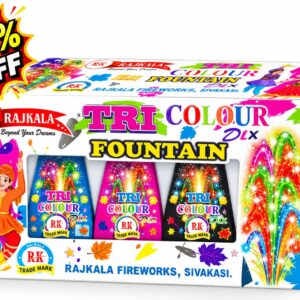 Tri Colour Deluxe Fountain 3Pcs