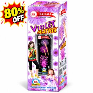 Violet Matrix (Thunder Crackling Fountain With 2 Shot)