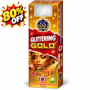 Glittring Gold Candle
