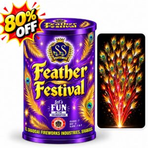7" Feather Festival Fountain
