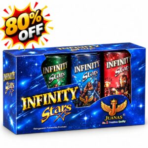 Infinity Stars 3Pcs Colourful Fountain