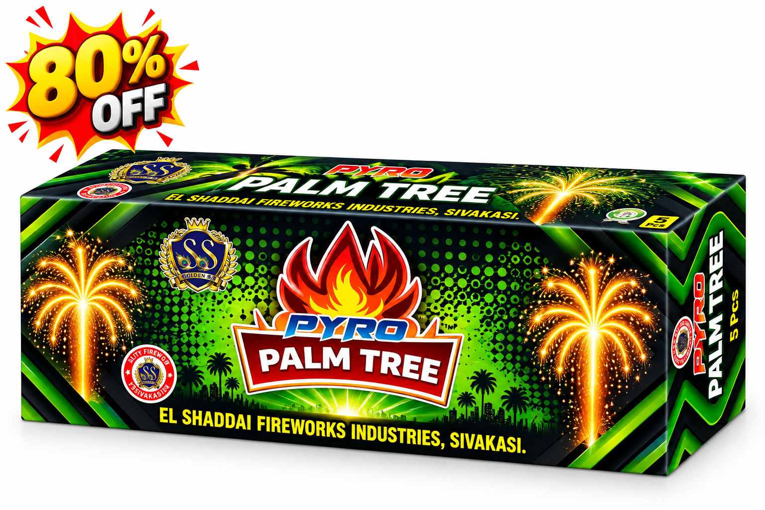 Pyro Palm Tree